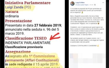 Di Maio: ddl Zanda su stipendi parlamentari in Commissione
