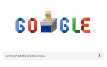 Elezioni europee 2019, Google dedica il suo doodle al voto