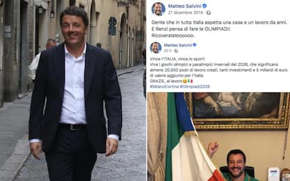 Olimpiadi, Renzi contro Salvini e M5s: "Ora felici, per Roma contrari"