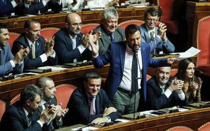 Crisi governo, Salvini: "Ok a taglio parlamentari, poi al voto". VIDEO