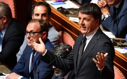Crisi di governo, il discorso di Renzi al Senato