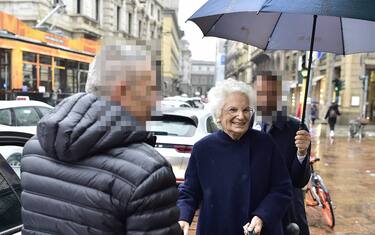 Liliana Segr, prima uscita pubblica con la scorta. FOTO