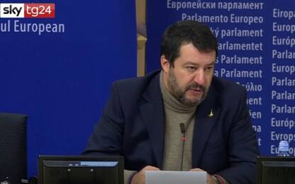 Salvini da Bruxelles: "Mes non è emendabile ma da bloccare". VIDEO