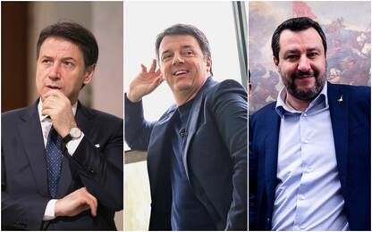 Redditi dei politici: Conte un milione, Salvini 70mila, Renzi 796mila