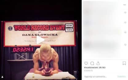 Plank, Dana Glowacka stabilisce nuovo record mondiale femminile