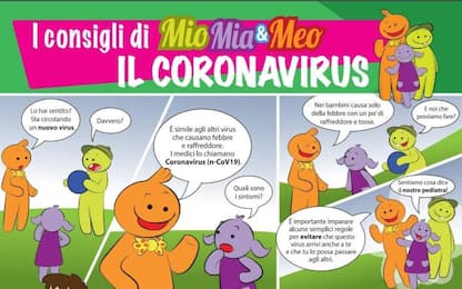 Coronavirus, un fumetto spiega le regole di prevenzione ai bambini