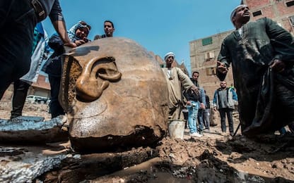 Egitto, statua di Ramses II trovata alla periferia del Cairo
