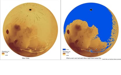 L'acqua su Marte era 10 volte più abbondante del previsto 