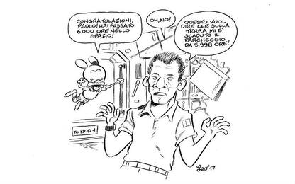 Una vignetta di Rat-Man per celebrare il record di Paolo Nespoli