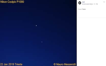 Venere e Giove, i due pianeti vicini nel cielo del mattino: la foto