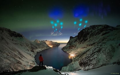 Nasa, luci ‘aliene’ in Norvegia create dall’esperimento AZURE: le foto
