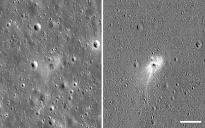 Nasa, le foto dell’incidente lunare della sonda israeliana
