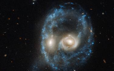 Nasa, una collisione ‘spettrale’ tra galassie per Halloween. FOTO