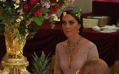 Kate Middleton indossa la tiara di Lady Diana a una cena reale