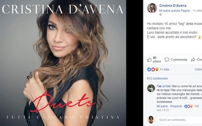 "Duets", l'album di Cristina D'Avena con i big della musica italiana