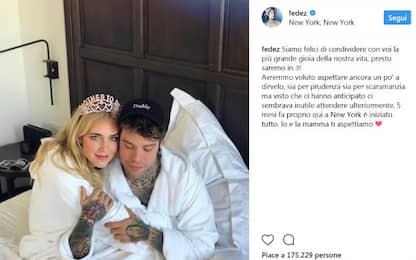 Chiara Ferragni e Fedez confermano su Instagram di aspettare un figlio