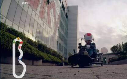 #Epcc, la sfida a Mario Kart negli uffici di Sky