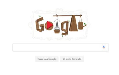 Google dedica il Doodle di oggi ai nani da giardino (con catapulta)