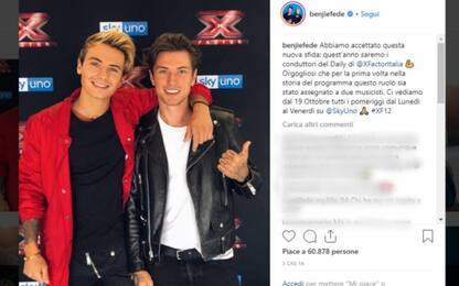 I nuovi conduttori di X Factor Daily: chi sono Benji e Fede