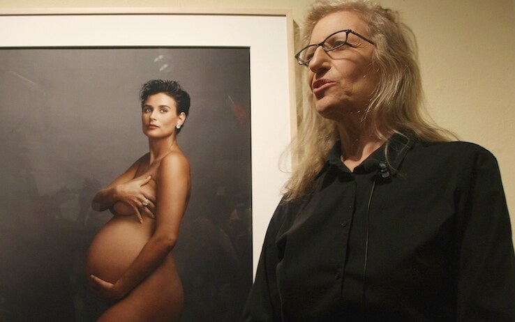 Demi Moore fotografata da Anne Leibovitz per Vanity Fair nel 1991