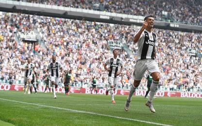Il primo goal in Serie A di Ronaldo