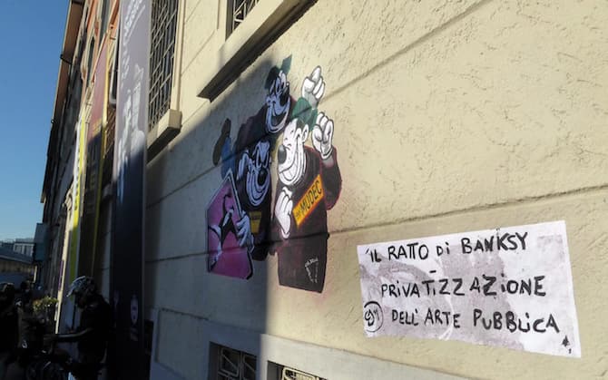 Il Ratto Di Banksy La Provocazione Contro La Mostra Al Mudec Di Milano