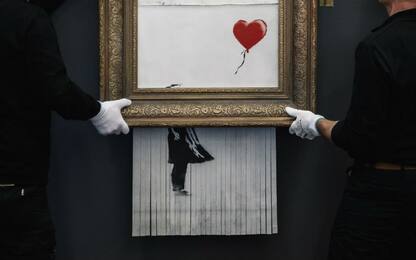La bambina col palloncino di Banksy in mostra a Baden-Baden
