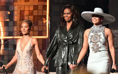 Grammy Awards 2019, Michelle Obama a sorpresa sul palco