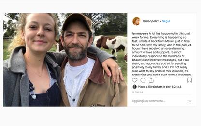 Luke Perry, la figlia Sophie su Instagram: grazie per il vostro amore 