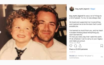 Luke Perry, messaggio d’addio del figlio: “Ti voglio bene papà"