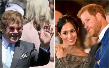 "Troppi jet privati": Elton John difende Harry e Meghan