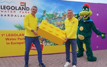 Gardaland, posato il primo mattoncino del Legoland Water Park. VIDEO