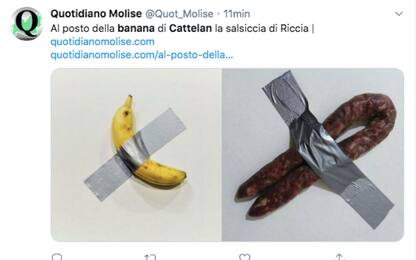 Banana di Cattelan, i meme più divertenti sui social. FOTO