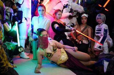 Star Wars, in Giappone il IX episodio: fan in costume. FOTO