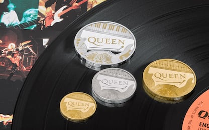 Queen & Queen, la regina e la band in una moneta. FOTO