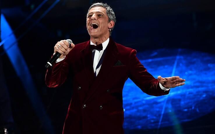Fiorello durante il Festival di Sanremo 2020