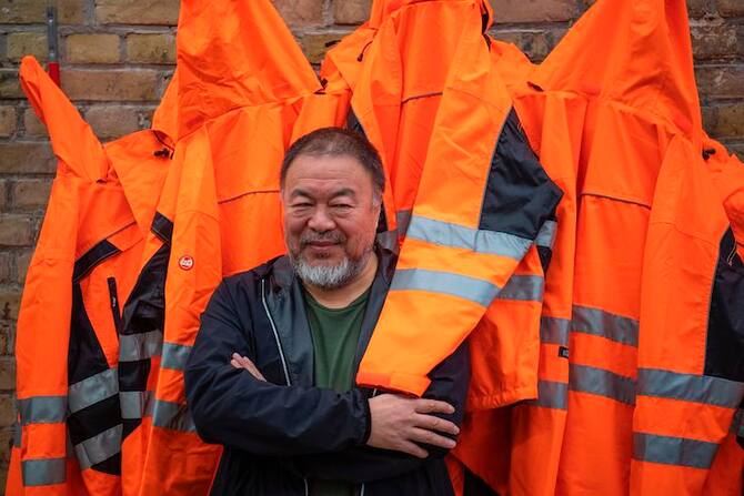 Ai Weiwei presenta la sua nuova opera 'fai da te' a Berlino. FOTO