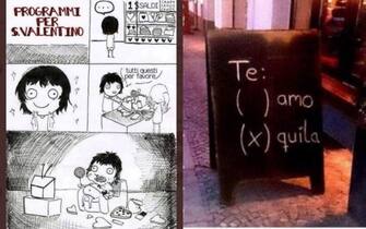 Valentine’s Day, the funniest memes on the party of lovers.  PHOTO