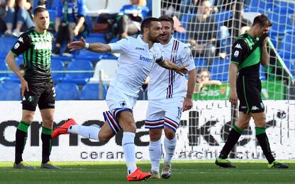 Serie A, Sassuolo-Sampdoria 3-5: gol e highlights