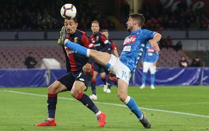 Serie A, Napoli-Genoa 1-1: gol e highlights