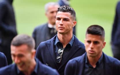 Ajax-Juventus, Cristiano Ronaldo sfoggia le meches bionde