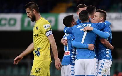 Serie A, Chievo-Napoli 1-3: gol e highlights
