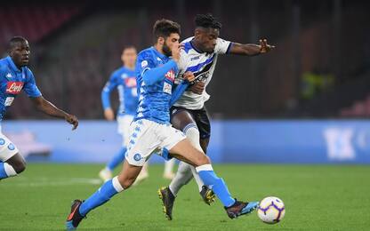 Serie A, Napoli-Atalanta 1-2: gol e highlights
