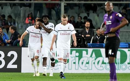 Serie A, Fiorentina-Milan 0-1: gol e highlights