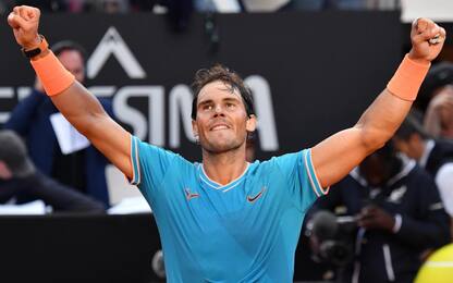 Internazionali Roma, Nadal batte Djokovic: nono trionfo in Italia