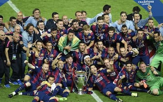 Il Barcellona festeggia la coppa