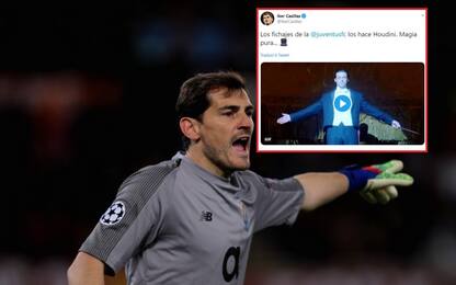 Calciomercato Juve, il tweet di Iker Casillas: "Magia pura"