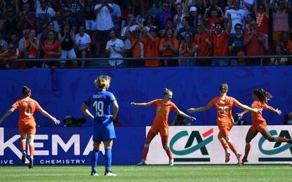 Mondiali calcio femminili, quarti: Italia-Olanda 0-2. FOTO