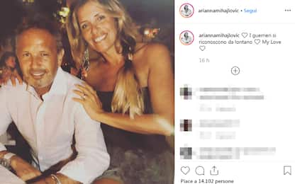 Mihajlovic, la dedica della moglie Arianna su Instagram 