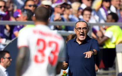 Fiorentina-Juventus, Sarri debutta in panchina: finisce 0-0